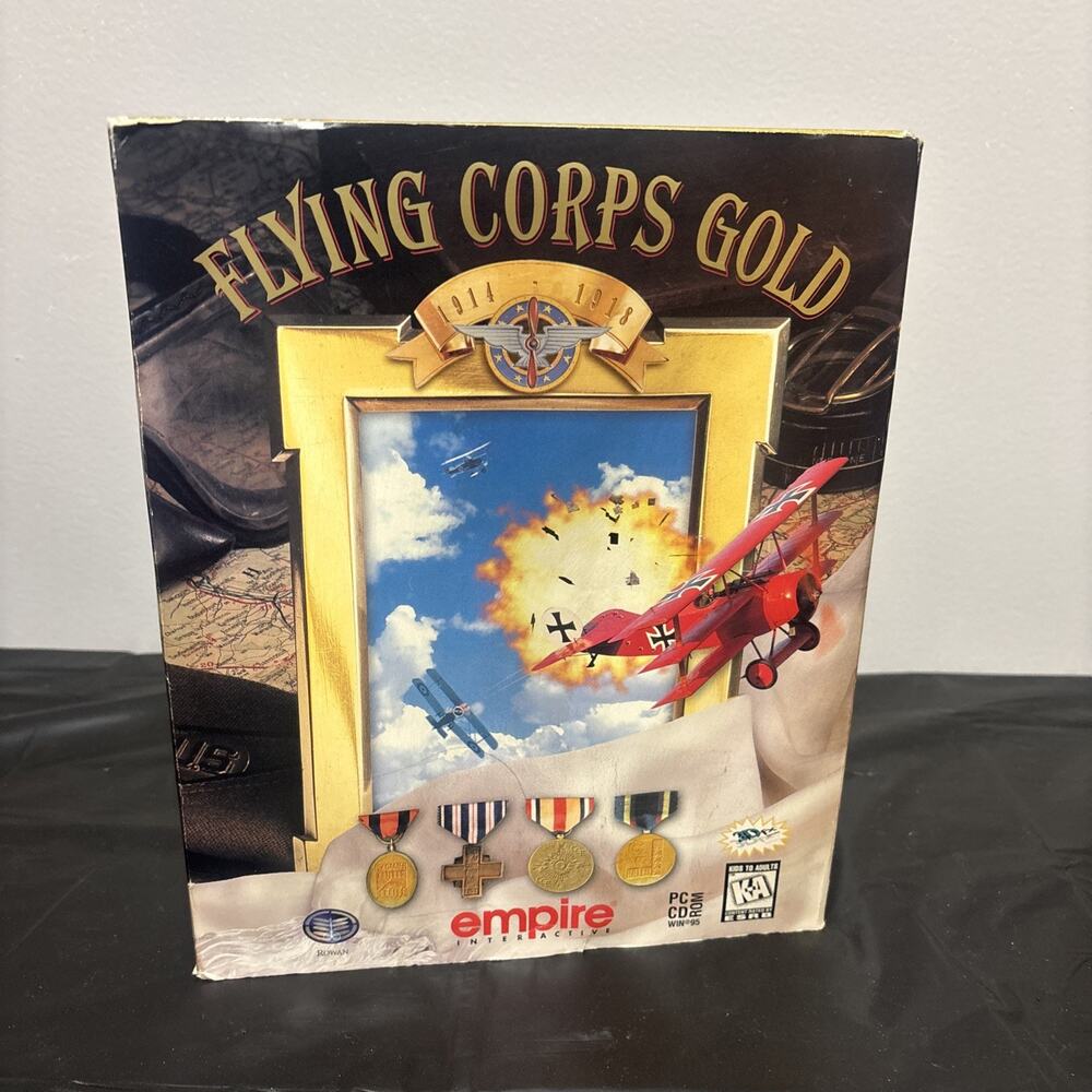 Flying Corps Gold, 1997, Big Box PC Video Game PC/CD ROM